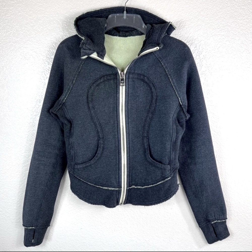 EUC Lululemon Hooded Scuba Jacket High-Low style